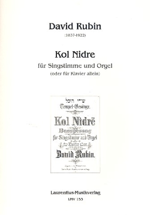 Kol nidre fr Gesang und Orgel (Klavier solo)