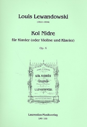 Kol nidre op.6 fr Klavier (Violine und Klavier)