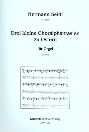 3 kleine Choralfantasien zu Ostern fr Orgel