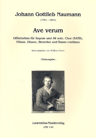 Ave verum fr Soli, gem Chor und Orchester Partitur