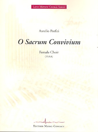 O Sacrum Convivium fr Frauenchor a cappella Partitur