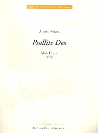 Psallite Deo fr Mnnerchor a cappella Partitur