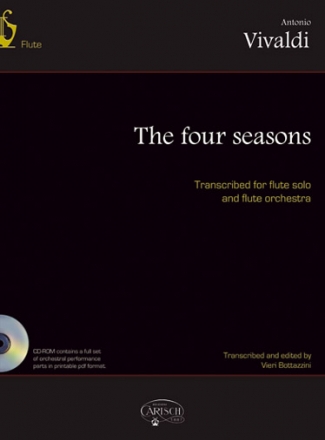 The Four Seasons (+CD-Rom) for flute solo and flute orchestra score