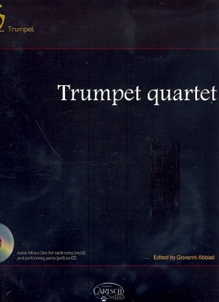 Trumpet Quartet (+CD-Rom) 18 pieces for 4 trumpets score
