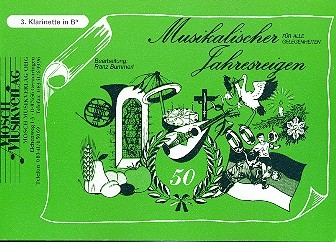 Musikalischer Jahresreigen fr Blasorchester 3. Klarinette in B