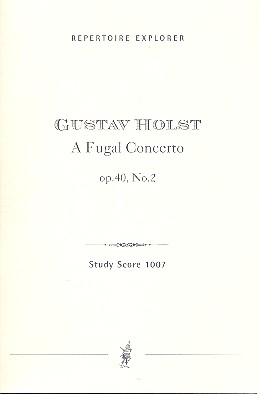 A Fugal Concerto op.40,2 fr Flte und Oboe (2Vl) und Streichorchester Studienpartitur (1923)