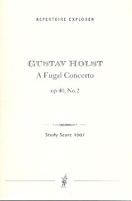 A Fugal Concerto op.40,2 fr Flte und Oboe (2Vl) und Streichorchester Studienpartitur (1923)