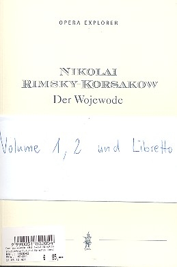 Der Wojewode (Bd.1+2+Libretto) Studienpartitur+Libretto (en/kyr)