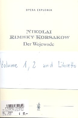 Der Wojewode (Bd.1+2+Libretto) Studienpartitur+Libretto (en/kyr)