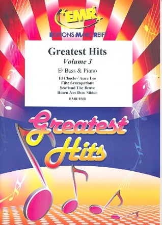 Greatest Hits Band 3: f�r Bass in Es und Klavier (Percussion ad lib)