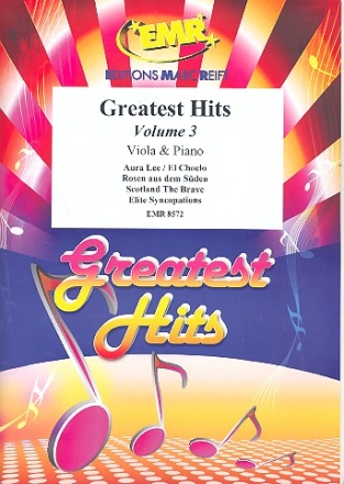Greatest Hits Band 3: f�r Viola und Klavier (Percussion ad lib)