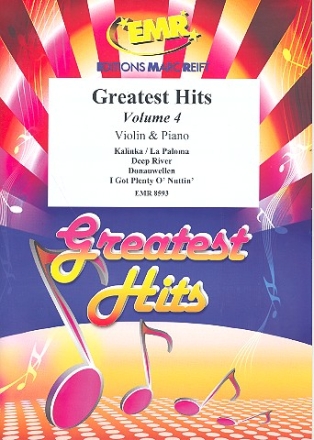 Greatest Hits Band 4: fr Violine und Klavier (Percussion ad lib)