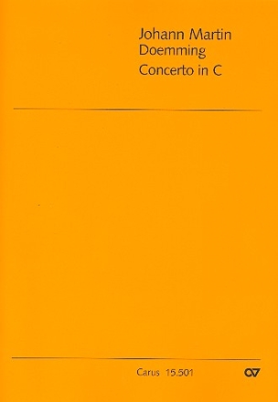 Konzert C-Dur  fr Viola, 2 Violinen, Viola und Bc Partitur