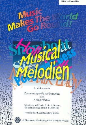 Musical-Melodien  fr flexibles Ensemble Bass in B
