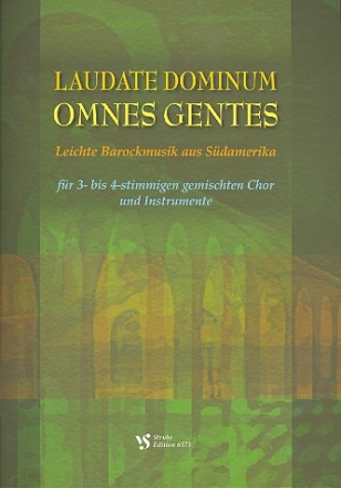 Laudate Dominum Omnes Gentes fr gem Chor und Instrumente Partitur
