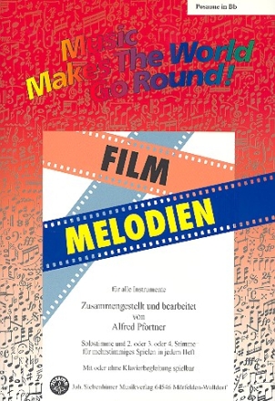 Film-Melodien: fr flexibles Ensemble Posaune in B
