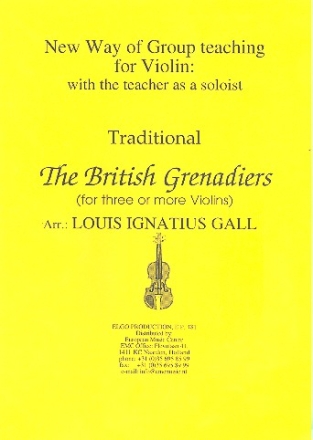 The British Grenadiers: for 3 violins (ensemble) score and parts