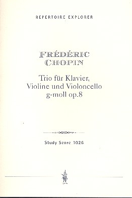 Trio g-Moll op.8 fr Violine, Violoncello und Klavier Studienpartitur