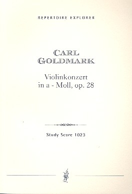Konzert a-moll op.28 fr Violine und Orchester Studienpartitur