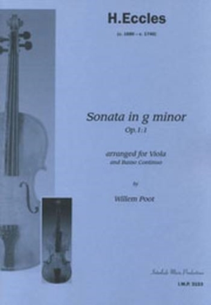 Sonate g-Moll op.1,11 fr Viola und Klavier