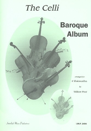 Baroque Album fr 4 Violoncelli Partitur und Stimmen