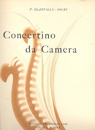 Concertino da camera - pour flute, clarinette, basson et piano partition,  rproduction