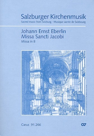 Missa Sancti Jacobi B-Dur fr Soli, gem Chor und Orgel Partitur