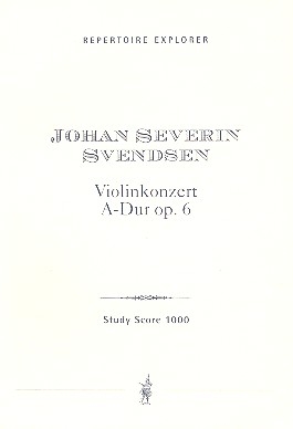 Konzert A-Dur op.6 fr Violine und Orchester Studienpartitur