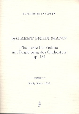 Phantasie op.131 fr Violine und Orchester Studienpartitur