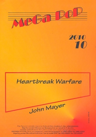 Heartbreak Warfare: Einzelausgabe fr Klavier mit Text