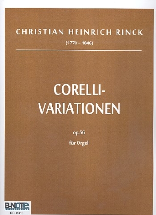 Corelli-Variationen op.56 für Orgel