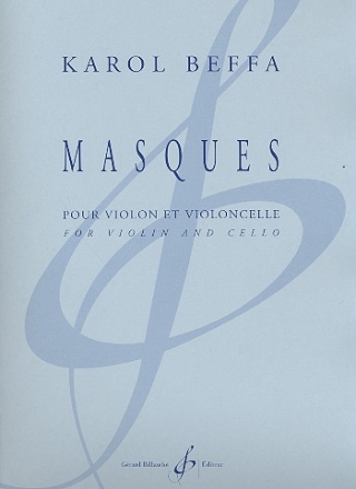 Masques pour violone et violoncelle 2partitions