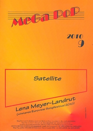 Satellite: Einzelausgabe fr Klavier mit Text