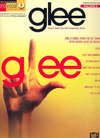 Glee (+CD): songbook vocal/guitar pro vocal series vol.8