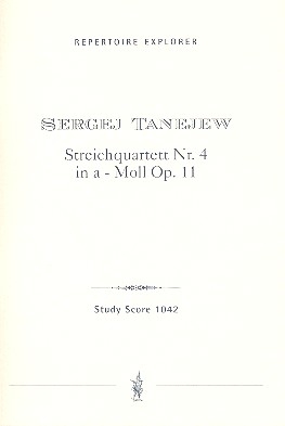 Streichquartett a-Moll Nr.4 op.11 Studienpartitur