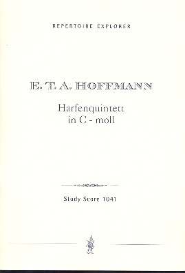 Quintett c-Moll fr Harfe, 2 Violinen, Viola und Violoncello Studienpartitur