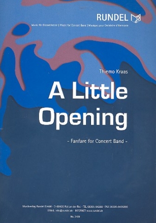 A little Opening  fr Blasorchester Partitur und Stimmen