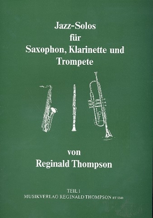 Jazz-Solos Band 1 fr Saxophon (Trompete, Klarinette)