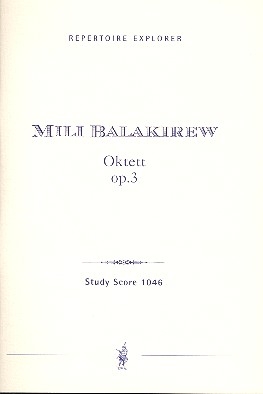 Oktett op.3 fr Klavier, Violine, Viola, Violoncello, Kontrabass, Flte, Oboe und Horn Studienpartitur
