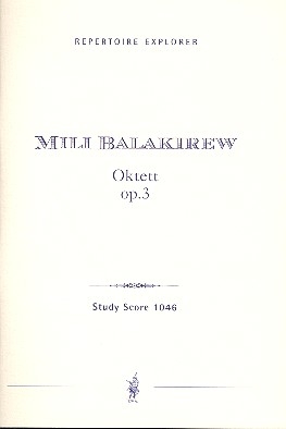 Oktett op.3 fr Klavier, Violine, Viola, Violoncello, Kontrabass, Flte, Oboe und Horn Studienpartitur