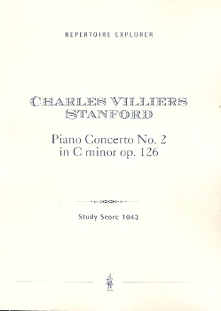 Konzert c-Moll Nr.2 op.126 fr Klavier und Orchester Studienpartitur