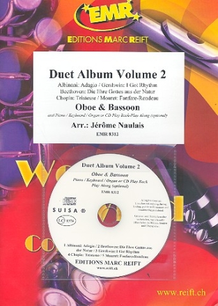 Duet Album vol.2 (+CD) for oboe and bassoon (piano/keyboard/organ ad lib)