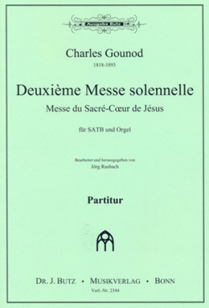 Messe solennelle Nr.2 fr gem Chor (SATB) und Orgel Partitur