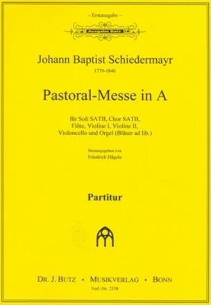 Pastoral-Messe A-Dur fr Soli, gem Chor und Instrumente Partitur