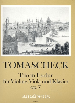 Trio Es-Dur op.7 fr Violine, Viola und Klavier Partitur und Stimmen