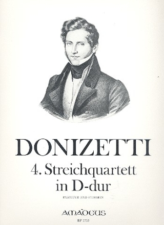 Quartett D-Dur Nr.4 fr Streichquartett Partitur und Stimmen