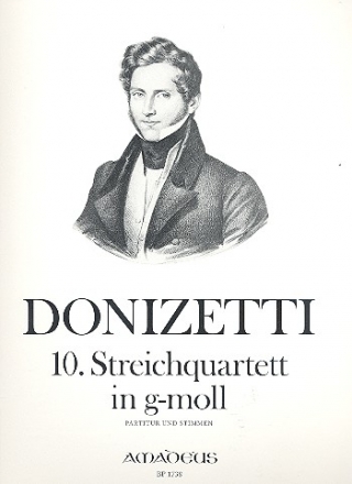 Quartett g-Moll Nr.10 fr Streichquartett Partitur und Stimmen