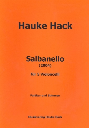 Salbanello fr 5 Violoncelli Partitur und Stimmen