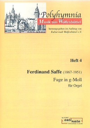 Fuge g-Moll fr Orgel