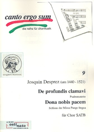 De profundis clamavi  und  Dona nobis pacem fr gem Chor a cappella Partitur